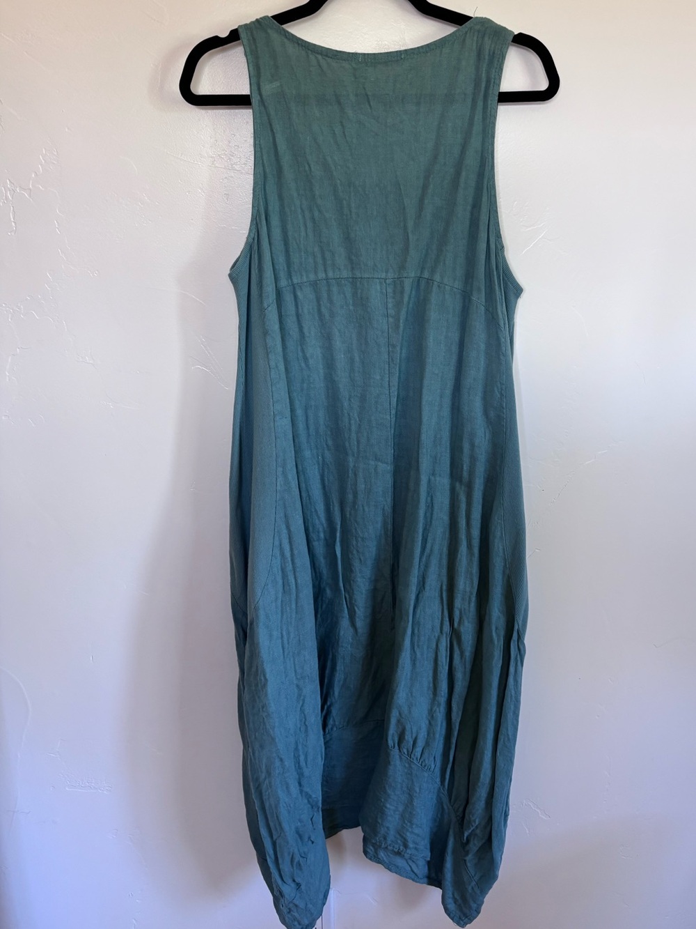 Gigi Moda Made in Italy Linen Blend Bubble Hem Dress / Tunic A1 - Picture 7 of 8